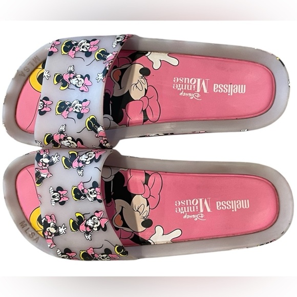 Mini Melissa + Mickey and Friends Beach Slides Size 8 - Picture 4 of 5